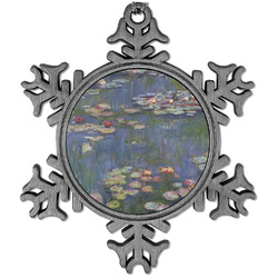 Water Lilies by Claude Monet Vintage Snowflake Ornament