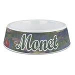 Water Lilies by Claude Monet Plastic Dog Bowl - Large