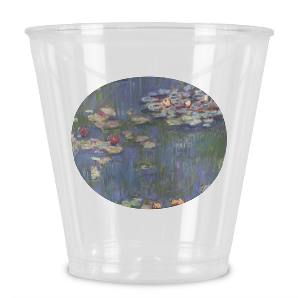 Custom Water Lilies by Claude Monet Plastic Shot Glass