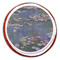 Water Lilies by Claude Monet Printed Icing Circle - Large - On Cookie