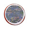 Water Lilies by Claude Monet Printed Icing Circle - Small - On Cookie