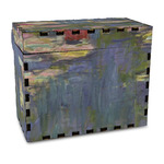 Water Lilies by Claude Monet Wood Recipe Box - Full Color Print