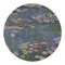 Water Lilies by Claude Monet Round Paper Coaster - Approval