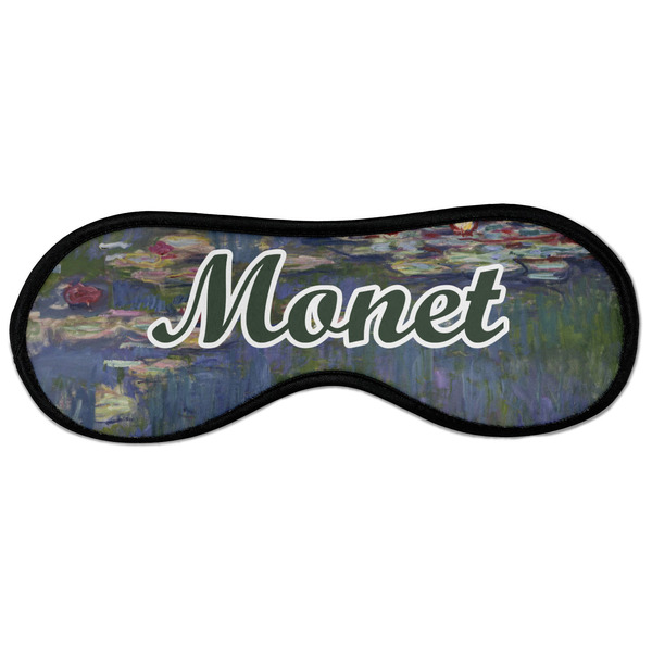 Custom Water Lilies by Claude Monet Sleeping Eye Masks - Large