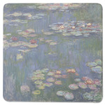 Water Lilies by Claude Monet Square Rubber Backed Coaster