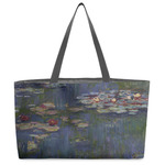 Water Lilies by Claude Monet Beach Totes Bag - w/ Black Handles