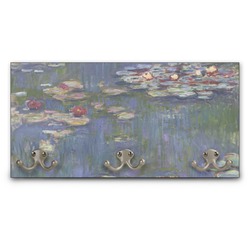 Water Lilies by Claude Monet Wall Mounted Coat Rack