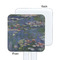 Water Lilies by Claude Monet White Plastic Stir Stick - Single Sided - Square - Approval