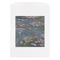 Water Lilies by Claude Monet White Treat Bag - Front View