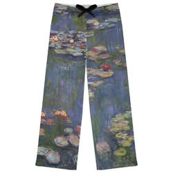 Water Lilies by Claude Monet Womens Pajama Pants - S