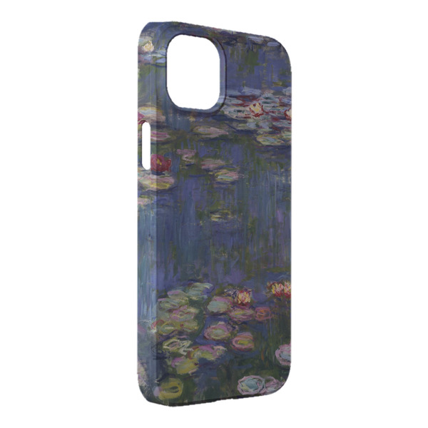 Custom Water Lilies by Claude Monet iPhone Case - Plastic - iPhone 14 Plus