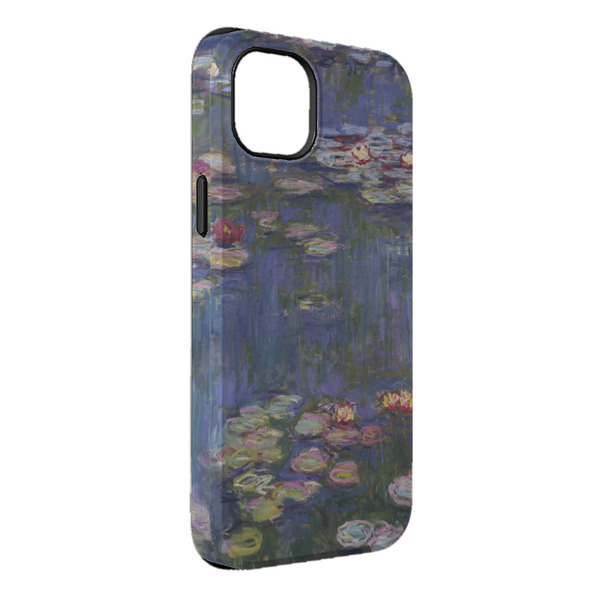 Custom Water Lilies by Claude Monet iPhone Case - Rubber Lined - iPhone 14 Plus