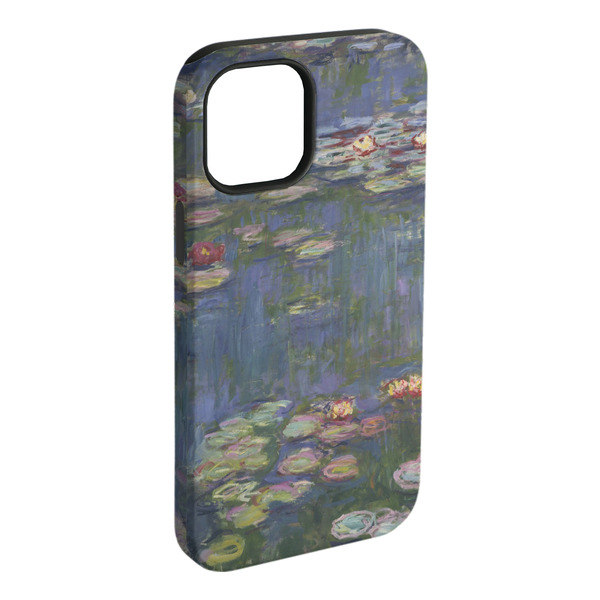 Custom Water Lilies by Claude Monet iPhone Case - Rubber Lined - iPhone 15 Plus