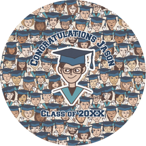 Custom Graduating Students Multipurpose Round Labels - 1" (Personalized)