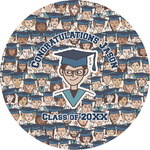 Graduating Students Multipurpose Round Labels - Custom Sized (Personalized)