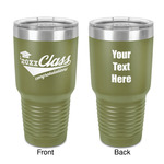 Graduating Students 30 oz Stainless Steel Tumbler - Olive - Double-Sided (Personalized)