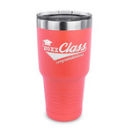 Graduating Students 30 oz Stainless Steel Tumbler - Coral - Single Sided (Personalized)