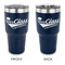 Graduating Students 30 oz Stainless Steel Ringneck Tumblers - Navy - Double Sided - APPROVAL