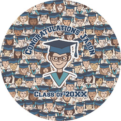 Graduating Students Multipurpose Round Labels - 5" (Personalized)