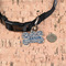 Graduating Students Bone Shaped Dog ID Tag - Small - In Context