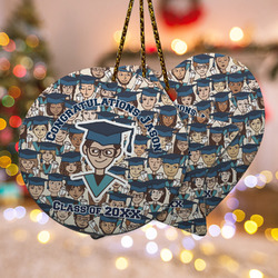 Graduating Students Ceramic Ornament w/ Name or Text