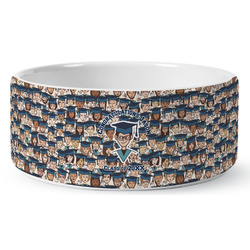 Graduating Students Ceramic Dog Bowl (Personalized)