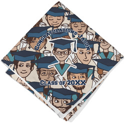 Graduating Students Cloth Cocktail Napkin - Single w/ Name or Text
