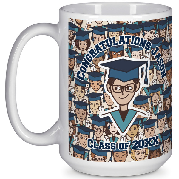 Custom Graduating Students 15 Oz Coffee Mug - White (Personalized)