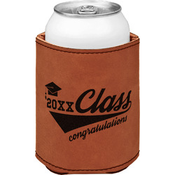 Graduating Students Leatherette Can Sleeve - Double Sided (Personalized)