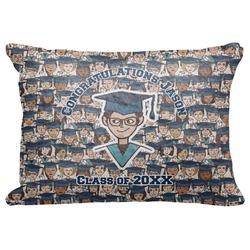 Graduating Students Decorative Baby Pillowcase - 16"x12" (Personalized)