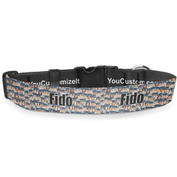 Graduating Students Deluxe Dog Collar - Double Extra Large (20.5" to 35") (Personalized)