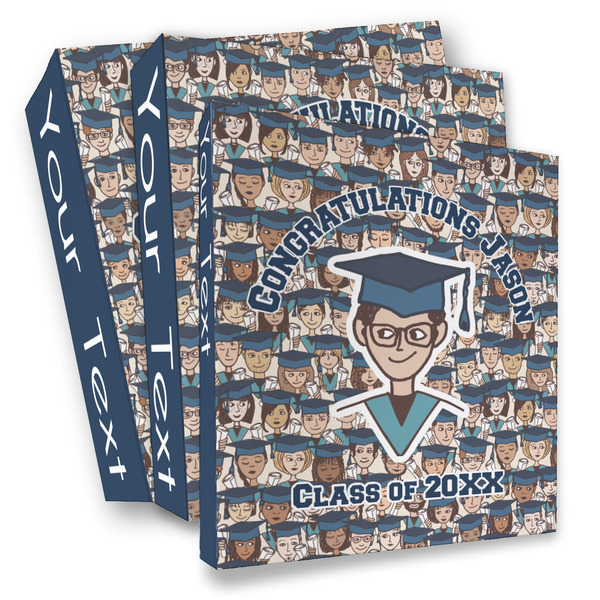 Custom Graduating Students 3 Ring Binder - Full Wrap (Personalized)