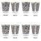 Graduating Students Glass Shot Glass - with gold rim - Set of 4 - APPROVAL