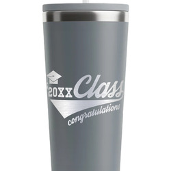 Graduating Students RTIC Everyday Tumbler with Straw - 28oz - Grey - Single-Sided (Personalized)