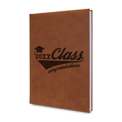 Graduating Students Leather Sketchbook - Small - Single Sided (Personalized)