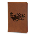 Graduating Students Leatherette Journal - Large - Double Sided (Personalized)