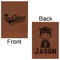 Graduating Students Leatherette Journals - Large - Double Sided - Front & Back View