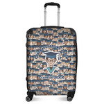 Graduating Students Suitcase - 24" Medium - Checked (Personalized)