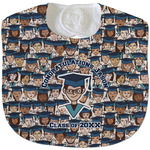 Graduating Students Velour Baby Bib w/ Name or Text