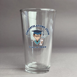 Graduating Students Pint Glass - Full Color Logo (Personalized)