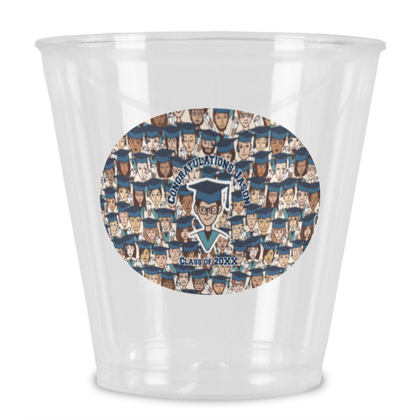 Custom Graduating Students Plastic Shot Glass (Personalized)