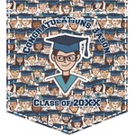 Graduating Students Iron On Faux Pocket (Personalized)
