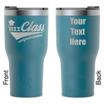 Graduating Students RTIC Tumbler - Dark Teal - Laser Engraved - Double-Sided (Personalized)