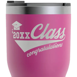 Graduating Students RTIC Tumbler - Magenta - Laser Engraved - Double-Sided (Personalized)