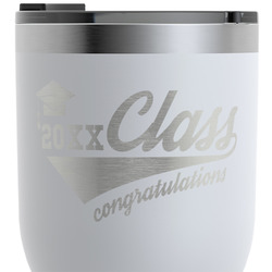 Graduating Students RTIC Tumbler - White - Engraved Front & Back (Personalized)