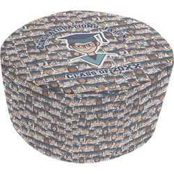 Graduating Students Round Pouf Ottoman (Personalized)