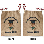 Graduating Students Santa Sack - Front & Back (Personalized)