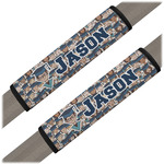 Graduating Students Seat Belt Covers (Set of 2) (Personalized)