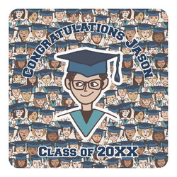 Graduating Students Square Decal - XLarge (Personalized)