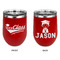 Graduating Students Stainless Wine Tumblers - Red - Double Sided - Approval